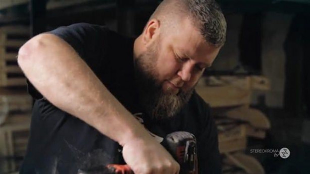 Foto - Bakın kütükle ne yaptı!