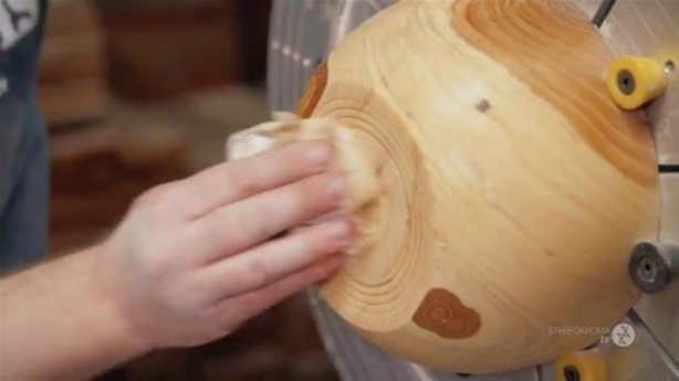 Foto - Bakın kütükle ne yaptı!