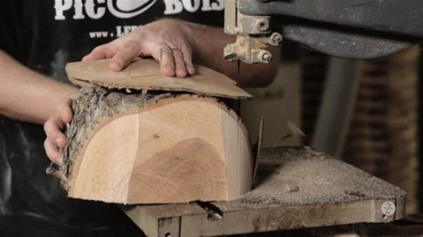 Foto - Bakın kütükle ne yaptı!