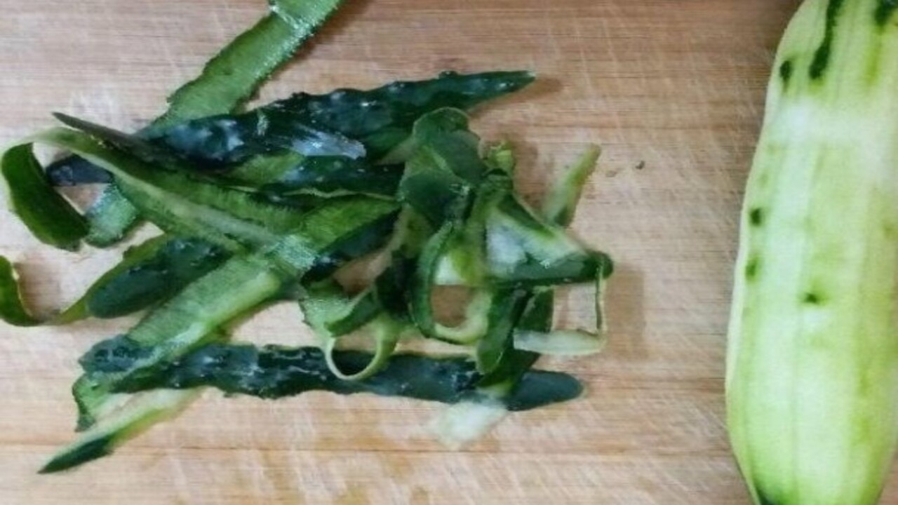 Foto - Bakın ne işe yarıyor! Salatalık kabuklarını sakın çöpe atmayın