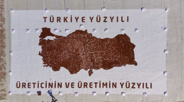 Foto - Bakın neyden yapıldı! İşte o müthiş Türkiye haritası