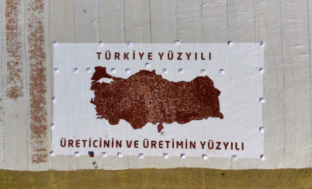 Foto - Bakın neyden yapıldı! İşte o müthiş Türkiye haritası