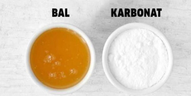 Bal ve karbonat karışımı: Bal ve karbonatı karıştırınca bakın ne oluyor