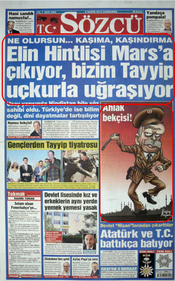 Foto - Baldır bacak fotoğrafları ile gazetecilik yaptığını sanan Rahmi Turan yönetimindeki Sözcü’ye de bu yakışır