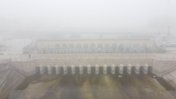 Foto - Balıkçılar avlanmaya ara verdi, koca göl gözden kayboldu! 