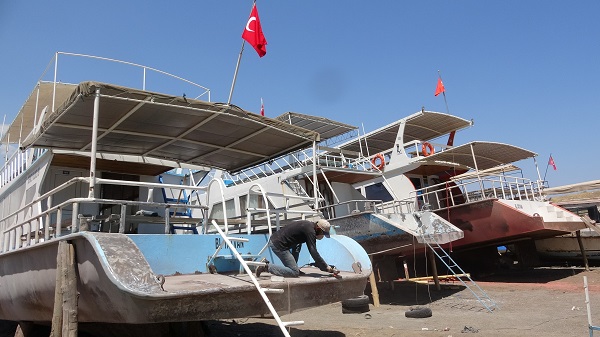 Foto - Balıkçılar kış sezonuna hazırlanıyor