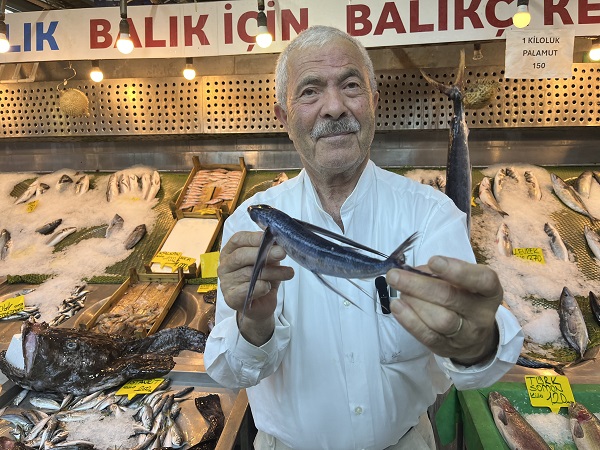 Foto - Balıkçılar şaşkın! Marmara'da uçan balık yakalandı