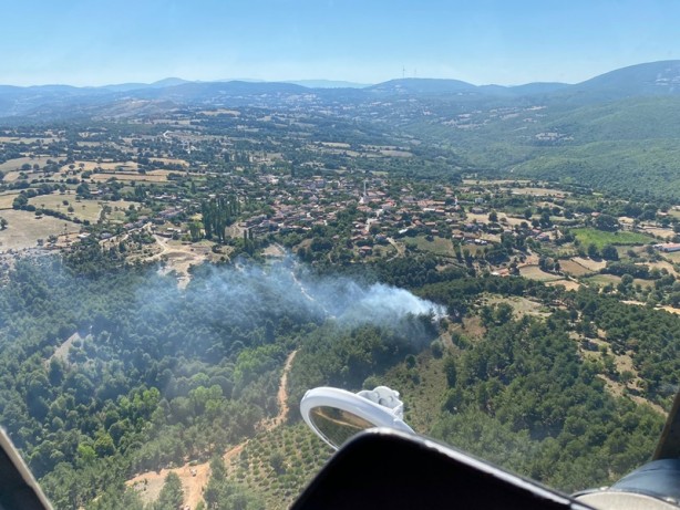 Foto - Balıkesir'de orman yangını