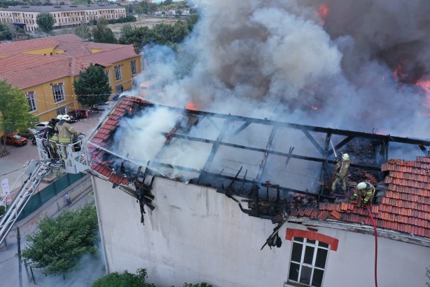 Foto - Balıklı Rum Hastanesi'nde yangın çıktı