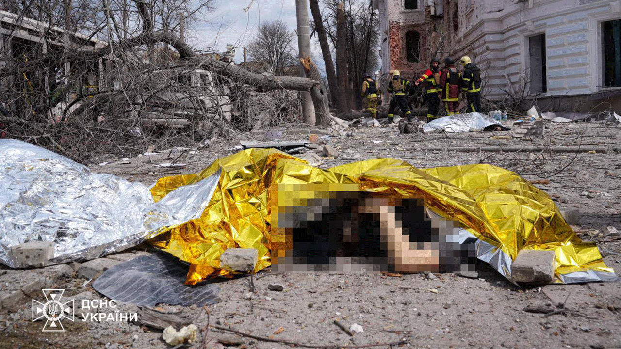 Foto - Balistik füzeler kenti vurdu! 21 ölü var