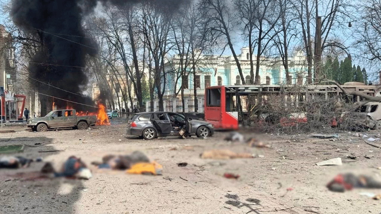 Foto - Balistik füzeler kenti vurdu! 21 ölü var