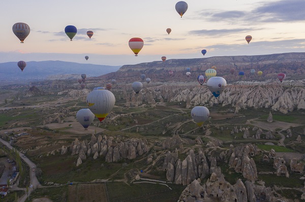 Foto - Balonlar Kapadokya’da böyle süzüldü