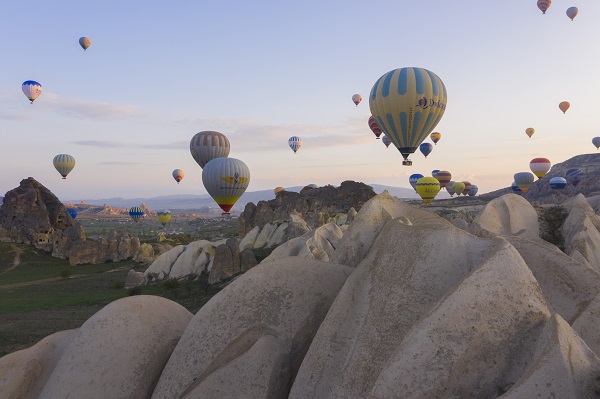 Foto - Balonlar Kapadokya’da böyle süzüldü