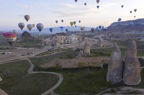 Foto - Balonlar Kapadokya’da böyle süzüldü