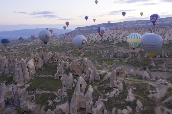 Foto - Balonlar Kapadokya’da böyle süzüldü