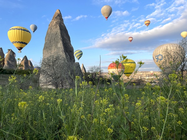 Balonlar Kapadokya’da böyle süzüldü