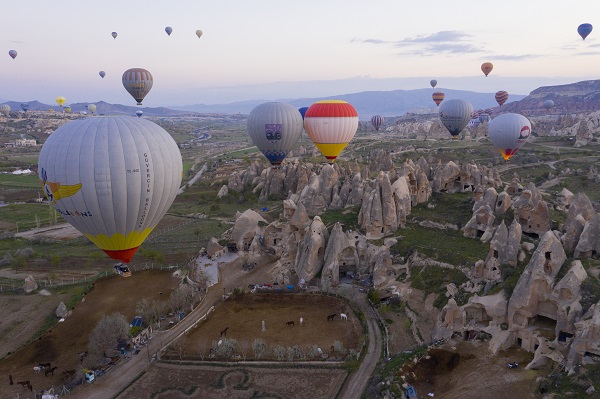 Foto - Balonlar Kapadokya’da böyle süzüldü