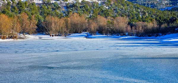 Foto - Baraj buz tuttu! Bu görüntü oluştu