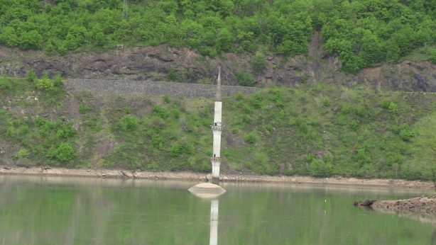 Foto - Baraj suları çekilince ortaya bu manzara çıktı!