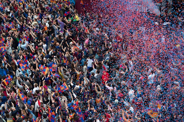 Foto - Barcelona şampiyonluğu böyle kutladı