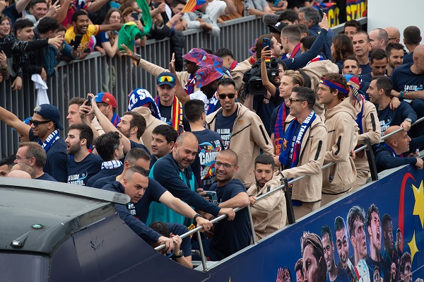 Foto - Barcelona şampiyonluğu böyle kutladı