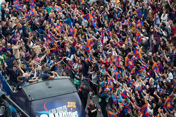 Foto - Barcelona şampiyonluğu böyle kutladı