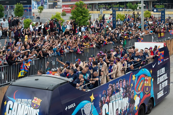 Foto - Barcelona şampiyonluğu böyle kutladı