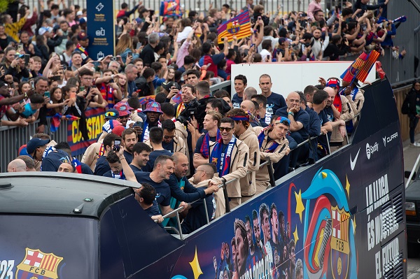 Foto - Barcelona şampiyonluğu böyle kutladı