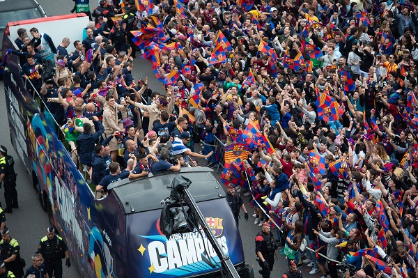 Foto - Barcelona şampiyonluğu böyle kutladı
