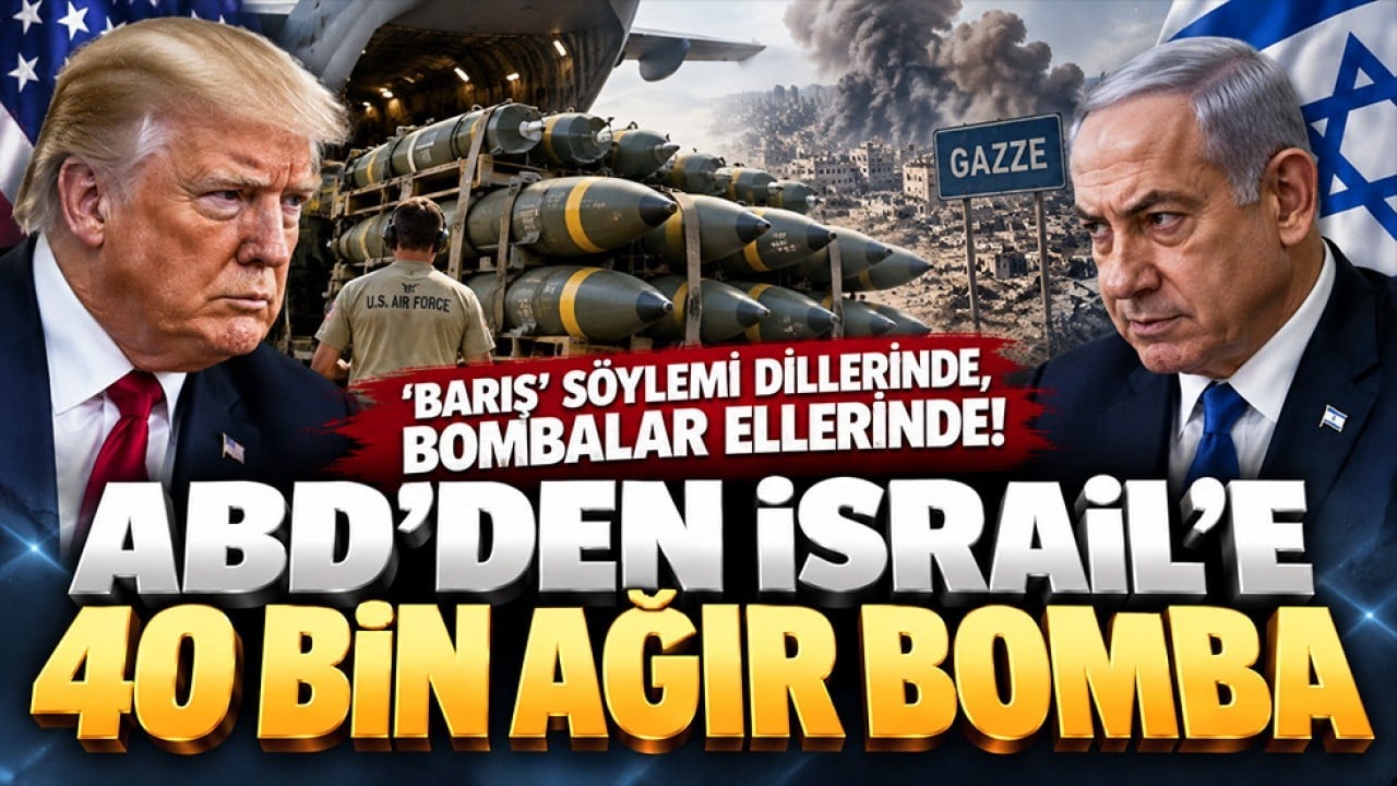 ‘Barış’ söylemi dillerinde, bombalar ellerinde! ABD’den İsrail’e 40 bin ağır bomba