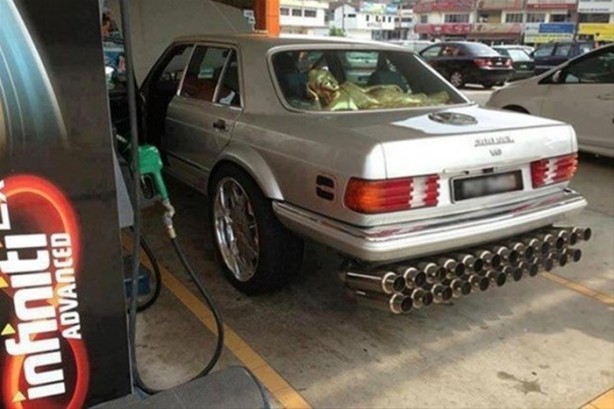 Foto - Başarısız otomobil modifiyeleri