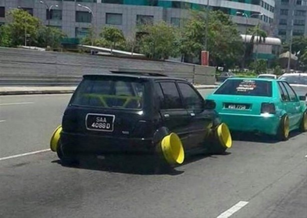 Foto - Başarısız otomobil modifiyeleri