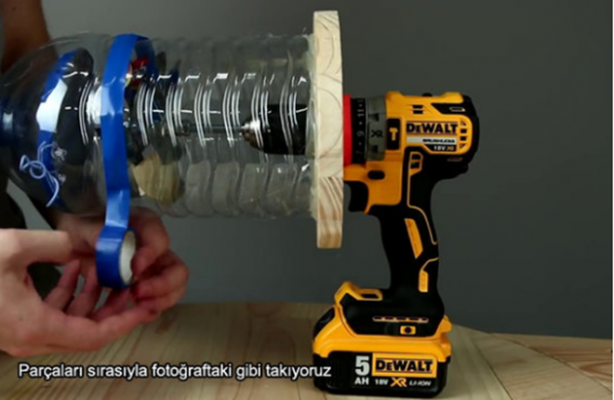 Foto - Basit malzemelerle elektrikli süpürge nasıl yapılır?