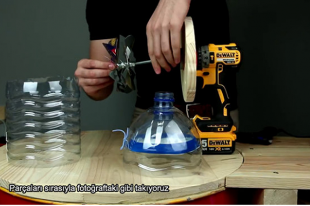 Foto - Basit malzemelerle elektrikli süpürge nasıl yapılır?