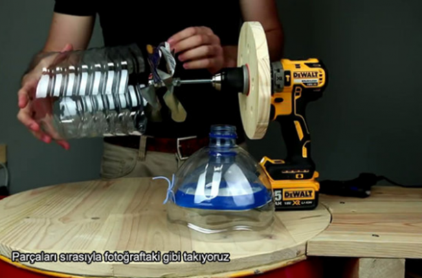 Foto - Basit malzemelerle elektrikli süpürge nasıl yapılır?