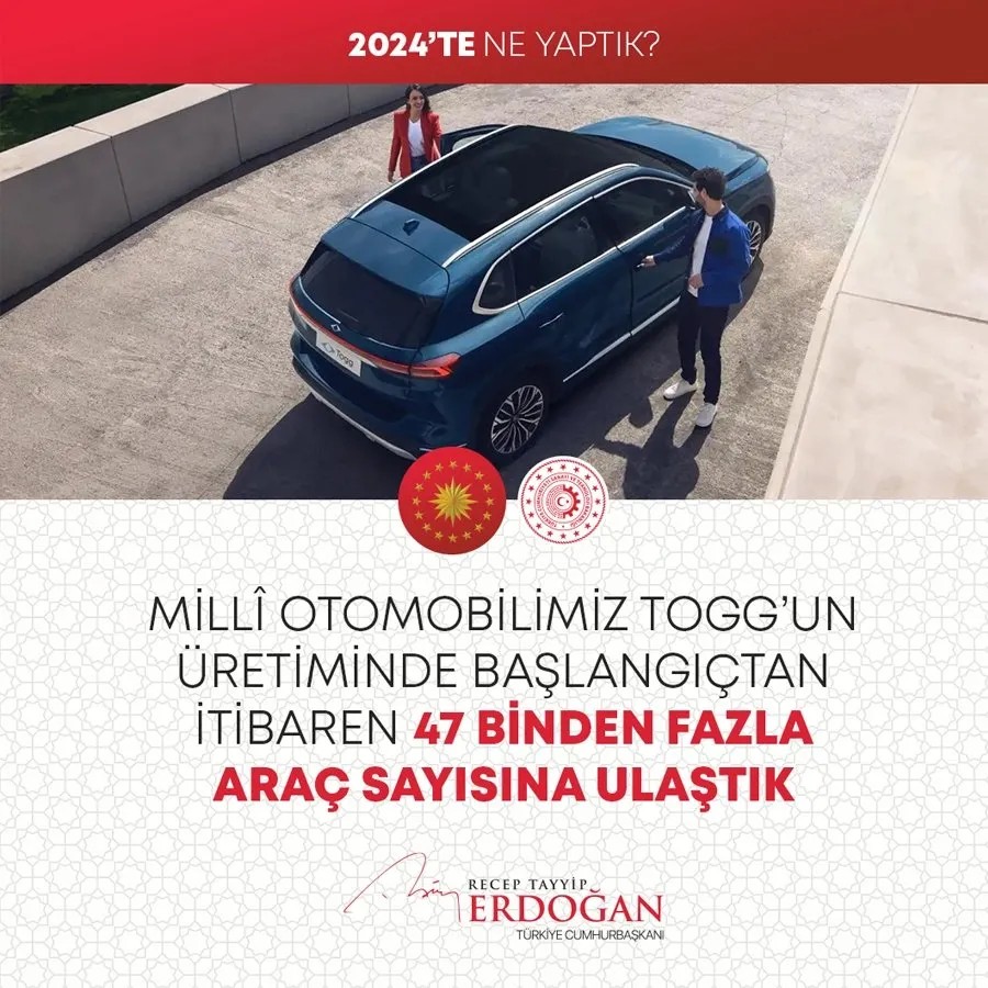 Foto - Başkan Erdoğan, 2024'teki hizmetleri paylaşıyor! Aşk ve azimle çalıştık!