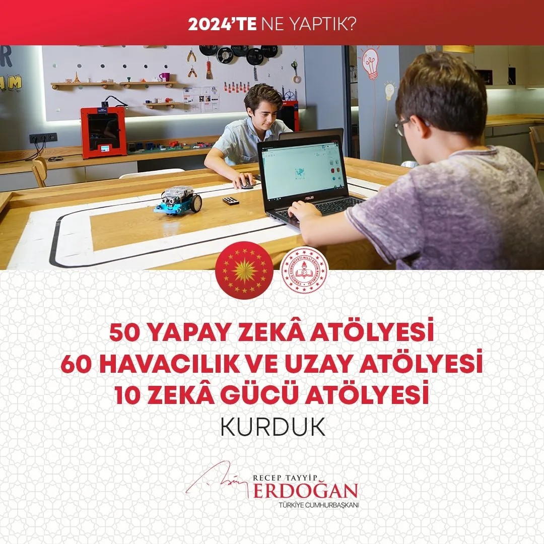 Foto - Başkan Erdoğan, 2024'teki hizmetleri paylaşıyor! Aşk ve azimle çalıştık!