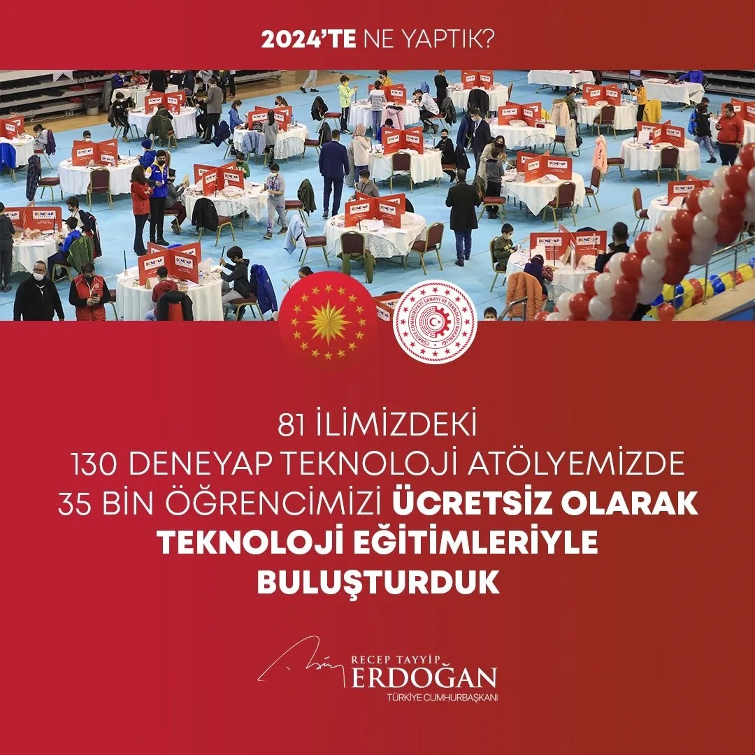 Foto - Başkan Erdoğan, 2024'teki hizmetleri paylaşıyor! Aşk ve azimle çalıştık!