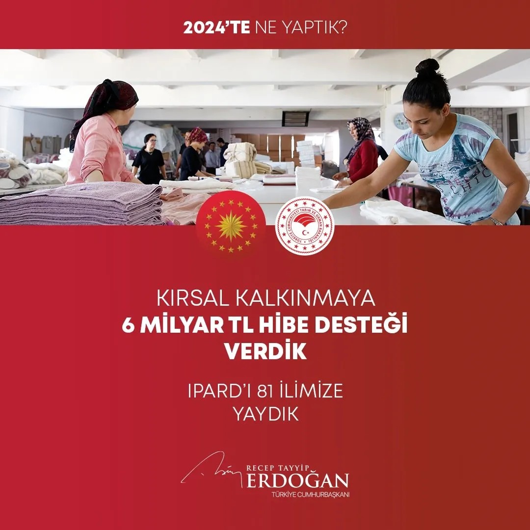 Foto - Başkan Erdoğan, 2024'teki hizmetleri paylaşıyor! Aşk ve azimle çalıştık!