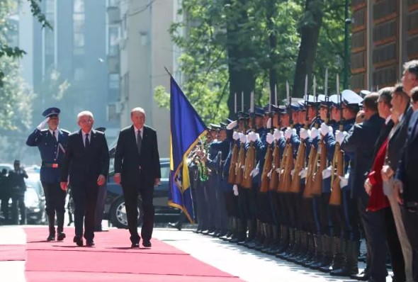 Foto - Başkan Erdoğan Bosna Hersek'te böyle karşılandı