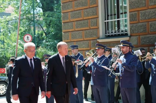 Foto - Başkan Erdoğan Bosna Hersek'te böyle karşılandı