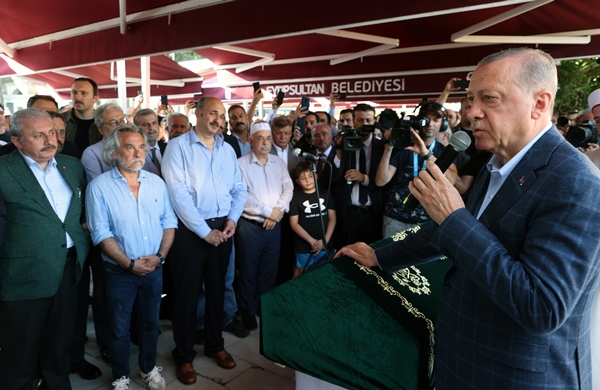 Foto - Başkan Erdoğan cenaze töreninde konuştu