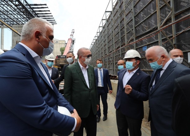 Foto - Başkan Erdoğan ekibiyle Taksim Camisi ile AKM'de incelemelerde bulundu