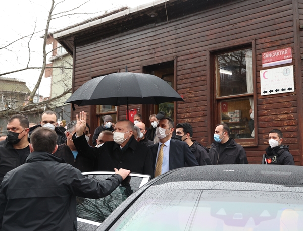 Foto - Başkan Erdoğan kıraathanede vatandaşlarla sohbet etti