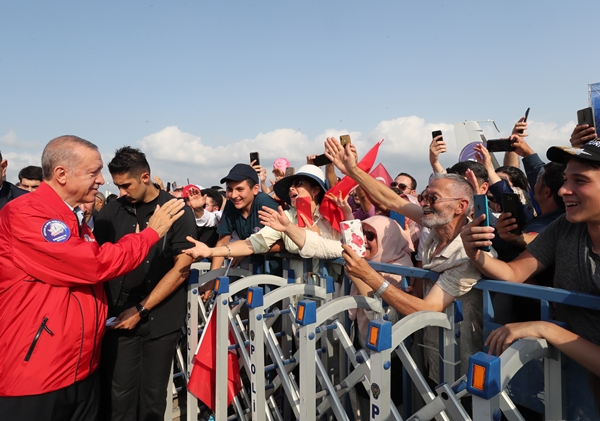 Foto - Başkan Erdoğan Yunanistan'a böyle meydan okudu: Bir gece ansızın gelebiliriz