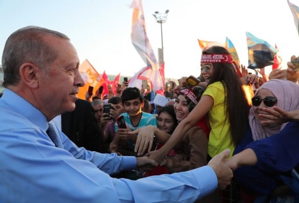 Foto - Başkan Erdoğan'a sevgi seli 