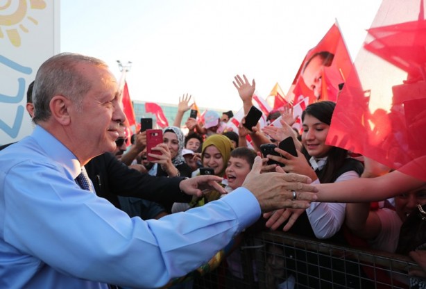 Başkan Erdoğan'a sevgi seli 
