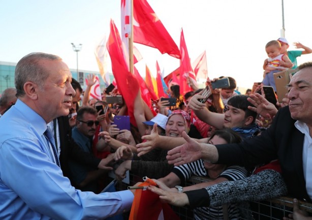 Foto - Başkan Erdoğan'a sevgi seli 