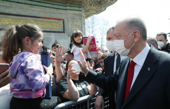 Foto - Başkan Erdoğan'a yoğun ilgi!
