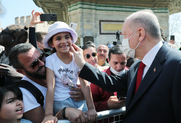 Başkan Erdoğan'a yoğun ilgi!